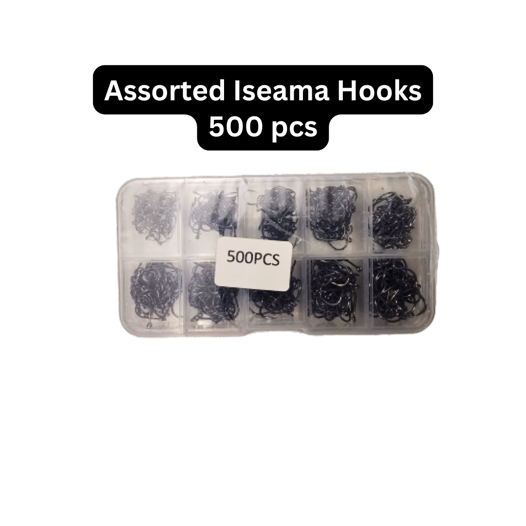 assorted iseama hooks (500pcs)