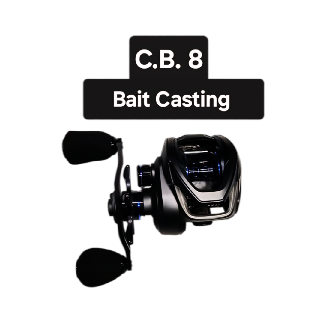 c.b. 8 bait casting