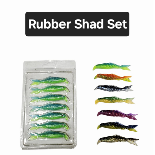 rubber shad set